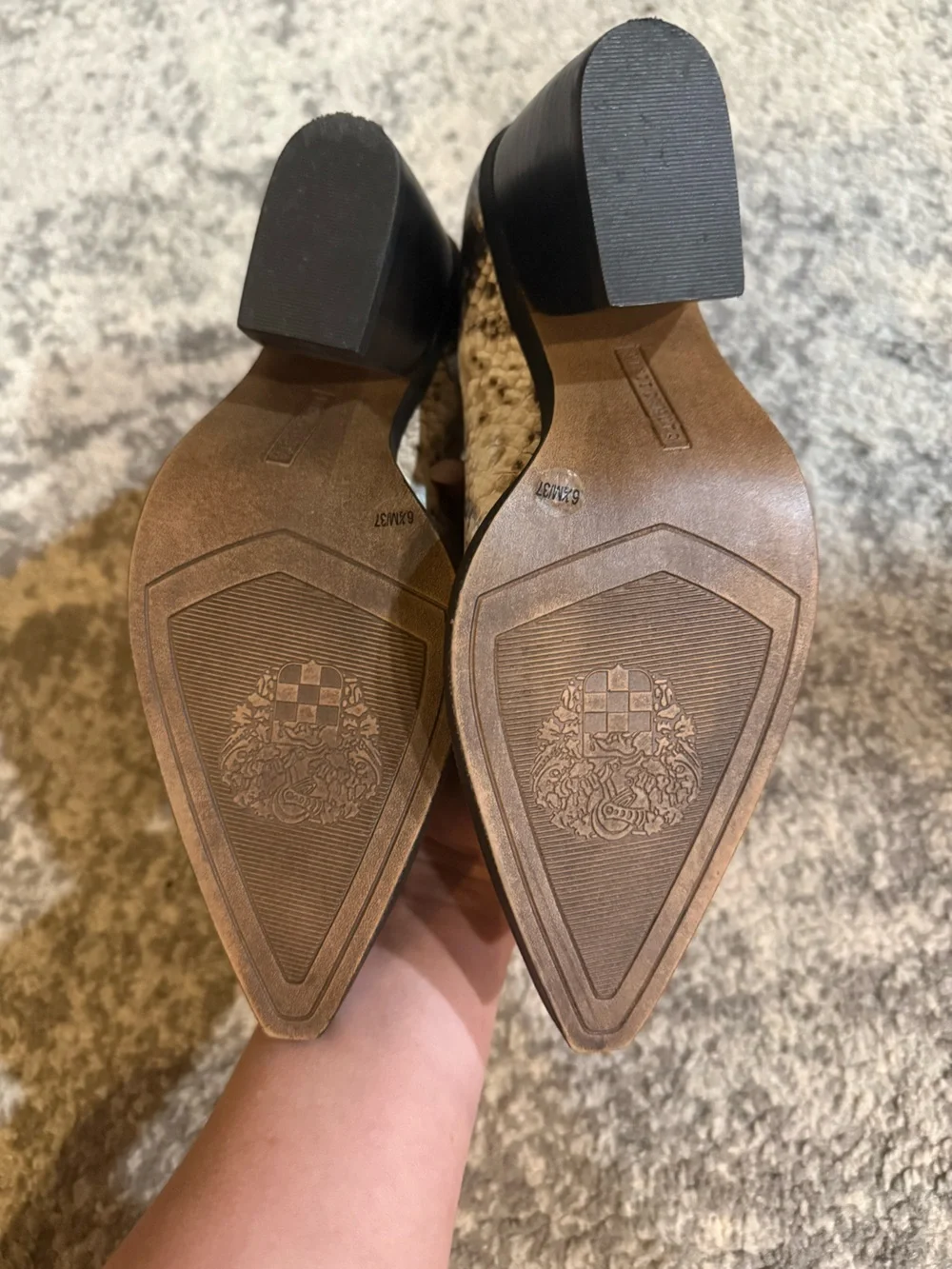 Vince Camuto Snakeskin Booties